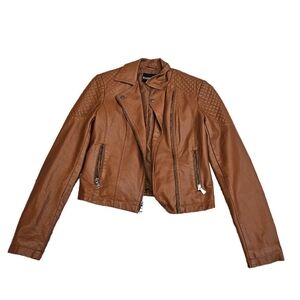 Vintage Express Faux Leather Jacket